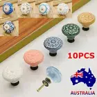 10X Ceramic Door Handle Knobs Furniture Drawer Cabinet cupboard Wardrobe Pull AU