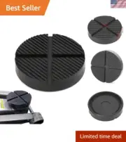 Soft Rubber Jack Adapter Pad for Safe Lifting - Fits Most Floor Jacks - 1 Pack