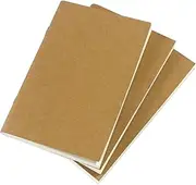 Dotted Notebook Journal, Pocket 3.5 x 5.5 Memo Book - Thick Dot Grid Paper - Total 96 Sheets / 192 Pages