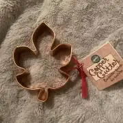 Wilton Oversized Large Solid Copper Cookie Cutter Leaf 5.5” New