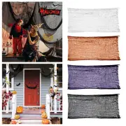 Halloween Black White Purple Orange Red Bloody Creepy Cloth 72 X 30 Inch Cloth