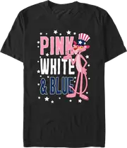 Pink White & Blue Pink Panther T-Shirt