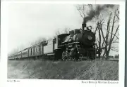 *NJ Postcard-"Long Train...Steam Engine #60" *Black River & W Railroad {G279-S1}