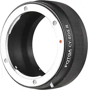 High Precision M l Lens Mount Adapter Ring Al num Alloy for Contax/Yashica CY-Mount Lens to for EOS RF-Mount Mirrorl Cameras Black One Size