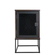 INGRID BEDSIDE TABLE LAMP OCCASIONAL SIDE UNIT NIGHTSTAND NASYA STONE 35X40CM