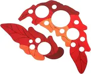 Yardwe 2Pcs Grape Leaf Shaped Guitar Pickguards Durable Sound Guards Easy Installation Decorative Guitar Accessories for Personal Style