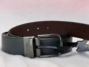 Kenneth Cole REACTION Men's 35MM Wide Reversible Belt GRAY/ Brown XL