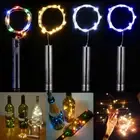 15LEDs/20LEDs Wine Bottle Fairy String Lights Xmas Party Wedding Valentine's Day