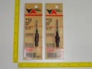 VTG Vermont American 2 Pc. Drill Countersink Bit Cabinetmaker Carpenter NOS Tool