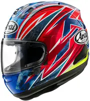 Arai RX-7V Evo Ogura 2023, full face helmet , color: Blue/Red/Neon-Yellow , size: M