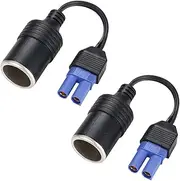Greluma 2pcs EC5 Cigarette Lighter Adapter for Mini Car Battery Booster EC5 Mini Car Jump Starter