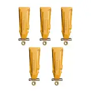 5 PK 1U3252 Bucket Tooth teeth rock & 9J2258 Pins, 8E6259 retainer fits CAT J250