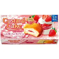 在飛比找樂天市場購物網優惠-【江戶物語】 LOTTE 樂天 Custard Cake 草