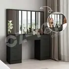 Dressing Table Set with Mirror Makeup Dresser Vanity Home Furniture Modern