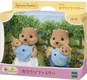 Calico Critters Splashy Otter Family New in Box Epoch silva Sylvanian Families