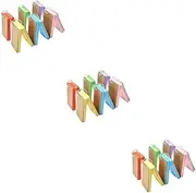 LALAFINA 3sets DIY Study Cards Index Cards Paper Binder Ring Portable Notepads 6pcs*3