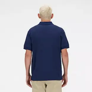 【NEW BALANCE】NB 短袖POLO衫 短袖上衣 休閒 舒適 男 深藍色(MT41513NNY-F)