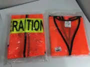 Fire Department Safety Vest - Orange - Operations - S/XL