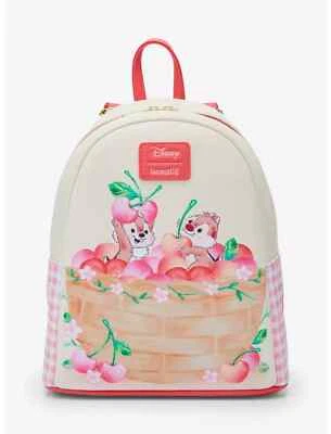 Loungefly Disney Chip 'N' Dale Cherry Basket Mini Backpack