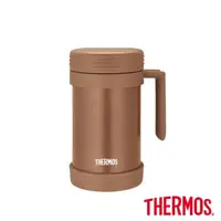 在飛比找森森購物網優惠-【THERMOS膳魔師】不鏽鋼真空保溫杯490ml沉穩棕(J