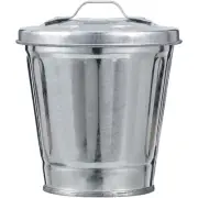 2 Pcs Garage Table Storage Jar Garbage Holder Handy Bin Office