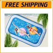 Durable 350-Gallon Inflatable Swimming Pool – Family Fun for Backyard Splash
