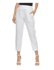 [Gordon Smith] Jersey Waist Linen Pants in White