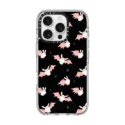 iPhone 16 Pro Clear Case MagSafe Compatible Cute Halloween Bats