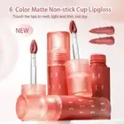 6 Colors Matte Lipgloss Waterproof Lip Makeup Cosmetic for Women