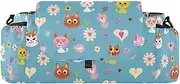 miaozhen Simple Cartoon Cats stroller handlebar organizer diaper caddy stroller wallet carrito para acesorios para baby