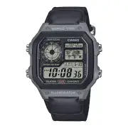 Casio AE1200WHUB-8AV, World Time Watch, Chronograph, 5 Alarms, 10 Year Battery