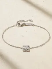 [De Beers] De Beers - Enchanted Lotus 18-karat White Gold Diamond Bracelet - One size One size Gold