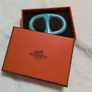 Hermes Chaine D'Ancle Scarf Ring Light Blue