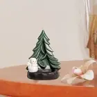 Christmas Statue Backflow Incense Burner Incense Holder for Desktop Office