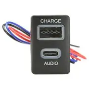 Aerpro USB-C Passthrough & USB Charge Socket - APUSBTO7