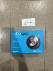 Amazon Echo Spot Smart Alarm Clock Display/Speaker with Alexa Black VN94DQ NEW