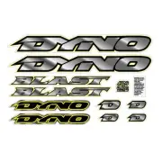 DYNO - 1995 BLAST decal set for blue frame - old school bmx