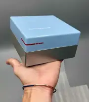 ⭕️ NEW TECHNOMARINE WATCH BLUE EMPTY METAL DISPLAY STORAGE PRESENTATION BOX