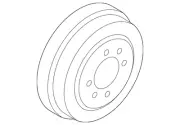 Genuine Nissan Brake Drum 43206-1HL0C