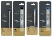Parker Jotter Classic Ball Point Pen Refills Medium Tip (Blue and Black) -3 Set