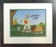 ✅ GOOFY CEL Golf HAND Signed VOICE Bill Farmer Disney Sericel Deluxe Edition