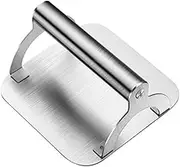 jingfei Kitchen Stainless Steel Steak Weight/Bacon with Handle, Heavy-Weight Commercial Grade