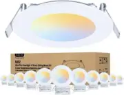 Orein NJ02 4 in. LED Recessed Lighting Dimmable Downlight 12 Pack
