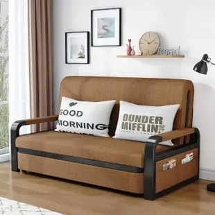 【WELAI】多功能可摺疊坐臥沙發床-外徑1.58米乳膠墊儲物款(大床 沙發 沙發床 躺椅)