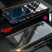 New Two-Sided Magnetic Tempered Glass Case Cover for Samsung Galaxy NOTE 10 Plus