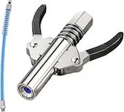 Mihauuke Quick Release Grease Coupler | Grease Spray Tip for Tight Spaces,Quick Release Grease Coupler Non-Return Valve Enables Unit to Be Disconnected Easily at Pressures Up to 17,000 PSI