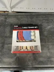 Franklin 4 Player Paddle Set with 6 Table Tennis Balls