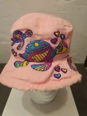 Kid Tees By Stephen Joseph Childrens Hat Embroidered Bucket Florida Keys Pink