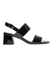 [Jane Debster] Plato Sandals in Black Patent