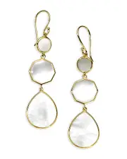 Ippolita 18K Yellow Gold Rock Candy Small Polished Crazy 8's Earrings